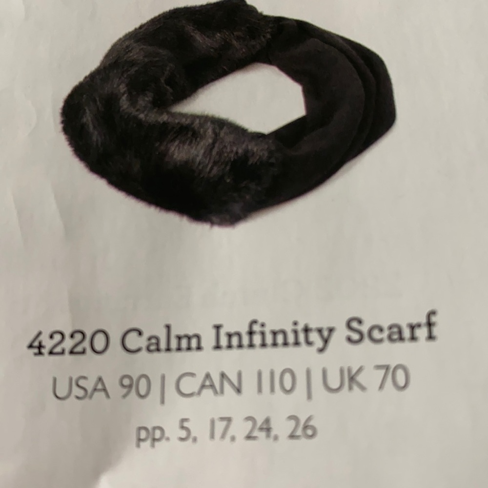 New in bag cabi calm infinity scarf fall 2021 4220